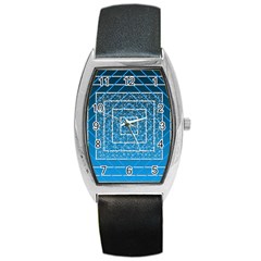 Network Social Abstract Barrel Style Metal Watch by Ravend