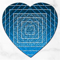 Network Social Abstract Jigsaw Puzzle (Heart)