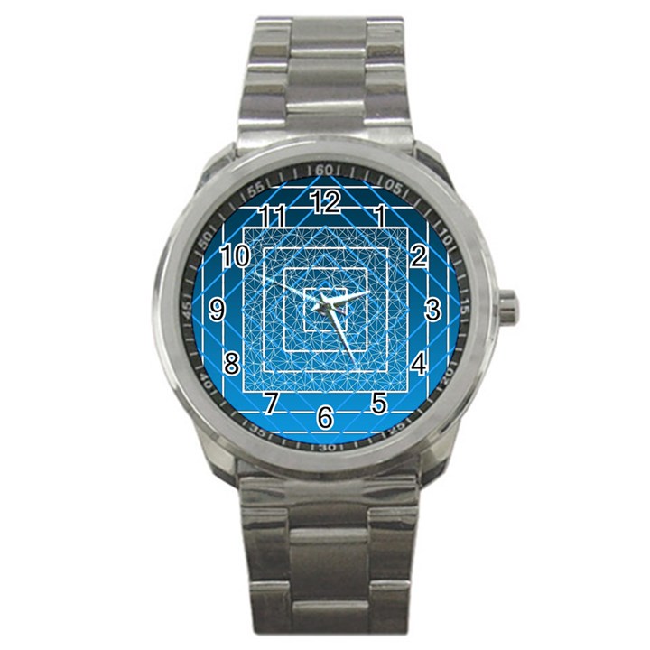 Network Social Abstract Sport Metal Watch