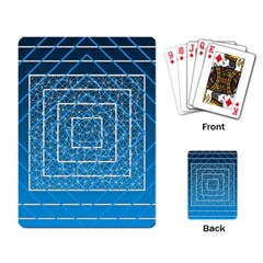 Network Social Abstract Playing Cards Single Design (rectangle) by Ravend