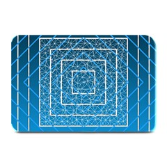 Network Social Abstract Plate Mats