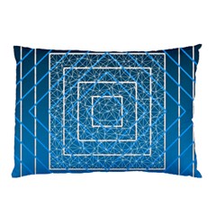 Network Social Abstract Pillow Case