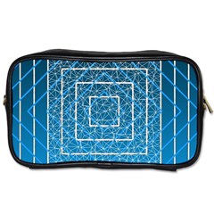 Network Social Abstract Toiletries Bag (Two Sides)