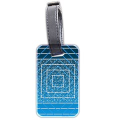 Network Social Abstract Luggage Tag (two sides)