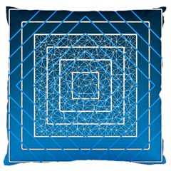 Network Social Abstract Large Cushion Case (One Side)