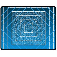 Network Social Abstract Fleece Blanket (Medium)