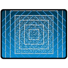 Network Social Abstract Fleece Blanket (Large)