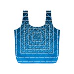 Network Social Abstract Full Print Recycle Bag (S) Front