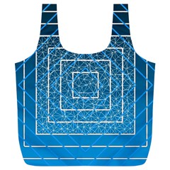 Network Social Abstract Full Print Recycle Bag (XL)