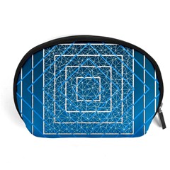 Network Social Abstract Accessory Pouch (Large)