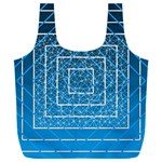 Network Social Abstract Full Print Recycle Bag (XXXL) Front