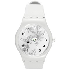 Almond Bread Apple Males Mathematics Round Plastic Sport Watch (m) by Ravend