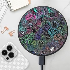 Background Pattern Texture Design Wireless Fast Charger(black) by Ravend