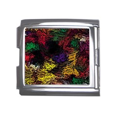 Abstract Painting Colorful Mega Link Italian Charm (18mm) by Ravend