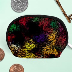 Abstract Painting Colorful Accessory Pouch (medium) by Ravend