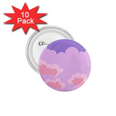 Sky Nature Sunset Clouds Space Fantasy Sunrise 1.75  Buttons (10 pack)