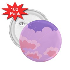 Sky Nature Sunset Clouds Space Fantasy Sunrise 2.25  Buttons (100 pack) 