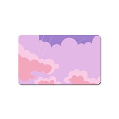 Sky Nature Sunset Clouds Space Fantasy Sunrise Magnet (name Card) by Ravend