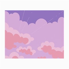 Sky Nature Sunset Clouds Space Fantasy Sunrise Small Glasses Cloth (2 Sides)