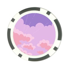 Sky Nature Sunset Clouds Space Fantasy Sunrise Poker Chip Card Guard