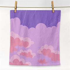 Sky Nature Sunset Clouds Space Fantasy Sunrise Face Towel