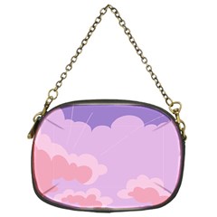 Sky Nature Sunset Clouds Space Fantasy Sunrise Chain Purse (One Side)