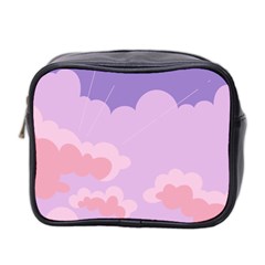 Sky Nature Sunset Clouds Space Fantasy Sunrise Mini Toiletries Bag (Two Sides)