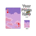 Sky Nature Sunset Clouds Space Fantasy Sunrise Playing Cards 54 Designs (Mini) Front - Heart6