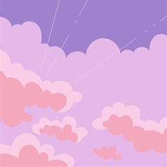 Sky Nature Sunset Clouds Space Fantasy Sunrise Play Mat (Square)