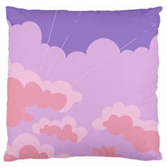 Sky Nature Sunset Clouds Space Fantasy Sunrise Large Cushion Case (two Sides) by Ravend