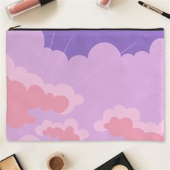 Sky Nature Sunset Clouds Space Fantasy Sunrise Cosmetic Bag (XXXL)