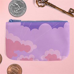 Sky Nature Sunset Clouds Space Fantasy Sunrise Large Coin Purse by Ravend