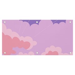 Sky Nature Sunset Clouds Space Fantasy Sunrise Banner and Sign 6  x 3 