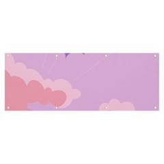 Sky Nature Sunset Clouds Space Fantasy Sunrise Banner and Sign 8  x 3 