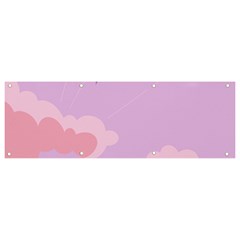 Sky Nature Sunset Clouds Space Fantasy Sunrise Banner and Sign 9  x 3 