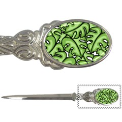 Leaves Nature Monstera Seamless Pattern Repeating Letter Opener by Ravend