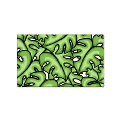 Leaves Nature Monstera Seamless Pattern Repeating Sticker Rectangular (100 Pack) by Ravend