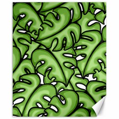 Leaves Nature Monstera Seamless Pattern Repeating Canvas 16  X 20  by Ravend