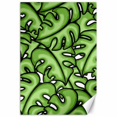 Leaves Nature Monstera Seamless Pattern Repeating Canvas 20  X 30  by Ravend