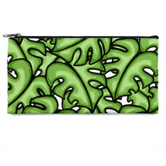 Leaves Nature Monstera Seamless Pattern Repeating Pencil Case by Ravend