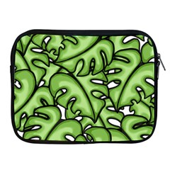 Leaves Nature Monstera Seamless Pattern Repeating Apple Ipad 2/3/4 Zipper Cases by Ravend