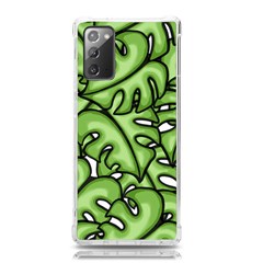 Leaves Nature Monstera Seamless Pattern Repeating Samsung Galaxy Note 20 Tpu Uv Case