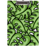 Leaves Nature Monstera Seamless Pattern Repeating A4 Acrylic Clipboard Front