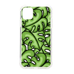 Leaves Nature Monstera Seamless Pattern Repeating Iphone 11 Tpu Uv Print Case by Ravend