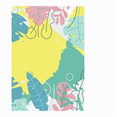 Plants Leaves Border Frame Wallpaper Background Small Garden Flag (two Sides) by Ravend