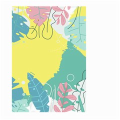 Plants Leaves Border Frame Wallpaper Background Large Garden Flag (two Sides) by Ravend