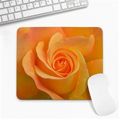 Flower Plant Rose Nature Garden Orange Macro Large Mousepad by Ravend