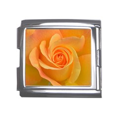 Flower Plant Rose Nature Garden Orange Macro Mega Link Italian Charm (18mm) by Ravend