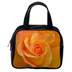 Flower Plant Rose Nature Garden Orange Macro Classic Handbag (one Side) by Ravend