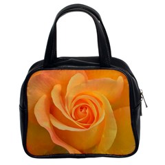 Flower Plant Rose Nature Garden Orange Macro Classic Handbag (two Sides) by Ravend